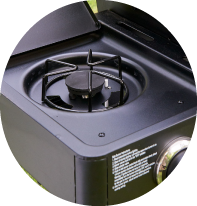 Gas side burner