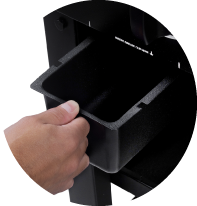 Slide-out grease drawer