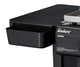 Two spacious storage baskets.