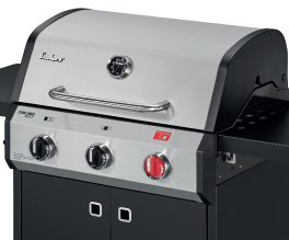 Double-walled cooking hood.