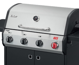 Double-walled cooking hood.