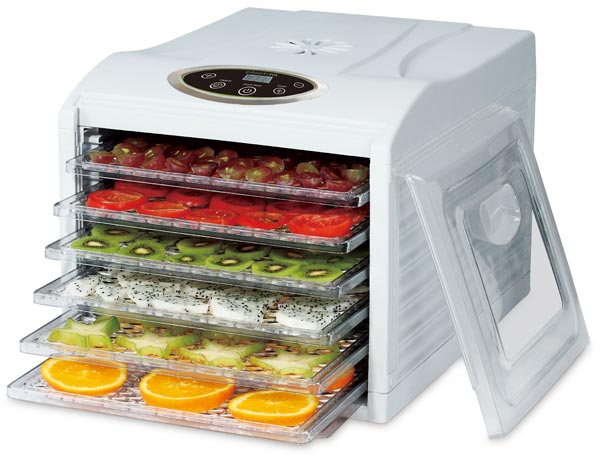 electriQ Digital Dehydrator with 6 shelves