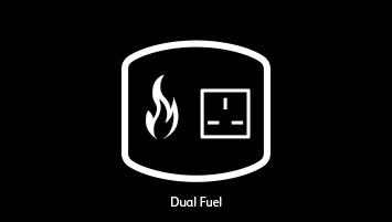 Dual Fuel Double Oven Cooker