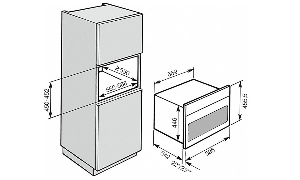 miele oven installation