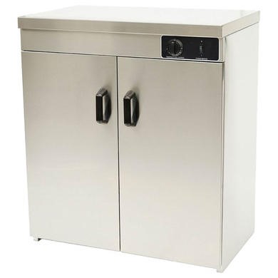 Refurbished Hamoki HC-2 Hot Cupboard - Plate Warmer Double Door - Holds Up To 120 Plates