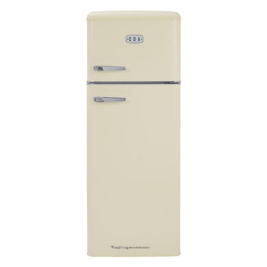 Refurbished Betty Barley Freestanding 206 Litre Top Mount Retro Fridge Freezer