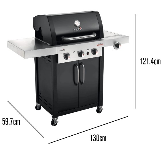 Charbroil 140734 dimensions.