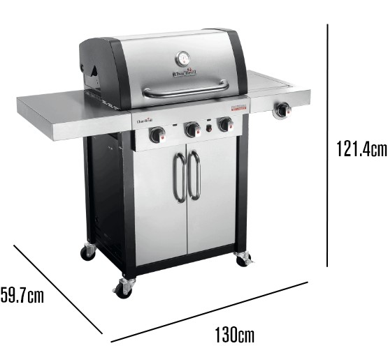 Charbroil 140736 dimensions.