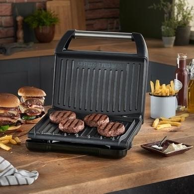 GRADE A1 George Foreman 25041 Medium Health Grill Grey A1