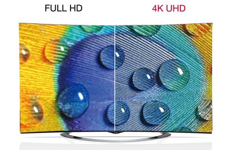 Curved 4K OLED