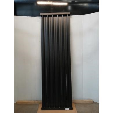 Refurbished - Eco Vivante Midnight Black Vertical Wave Designer Aluminium Radiator