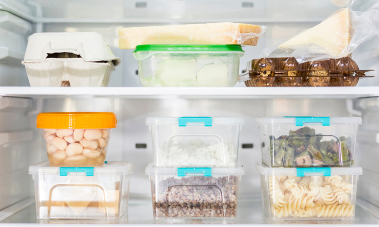 Storage containers for fridge organisation