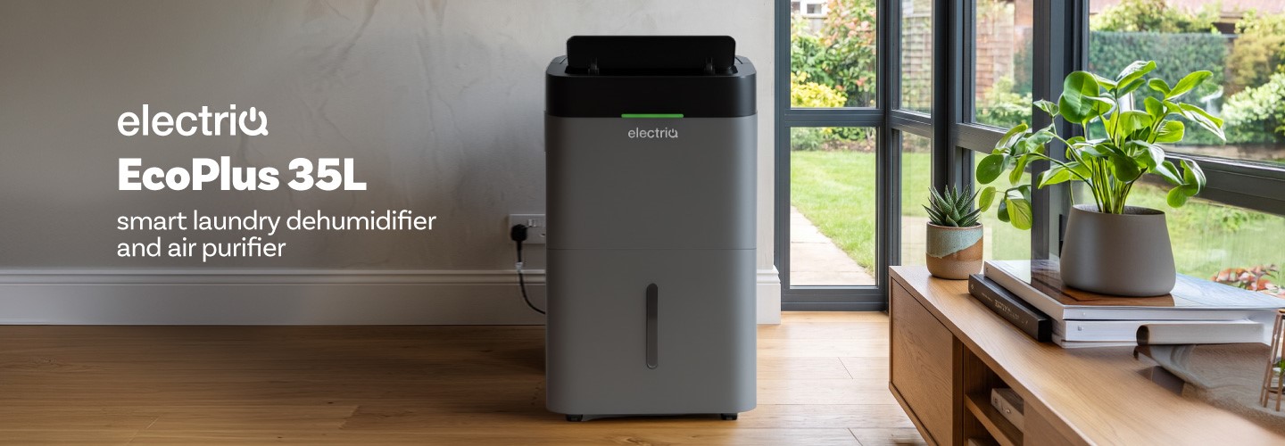 electriQ CD35LECOPLUS EcoPlus 35L Smart Laundry Dehumidifier and Air Purifier.