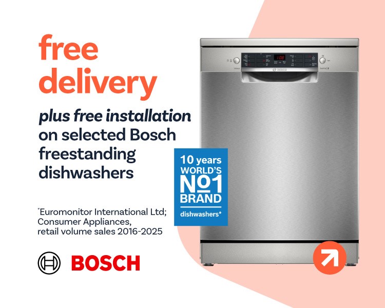 Free Delivery on All Bosch Ovens.