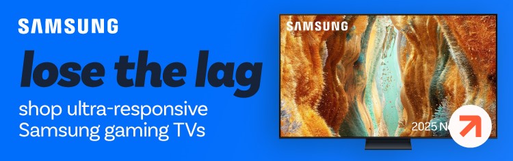 shop ultra-responsive Samsung gaming TVs