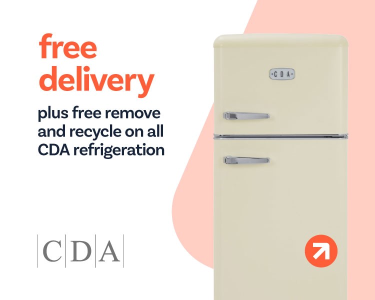 Free delivery plus free remove and recycle on all CDA refrigeration