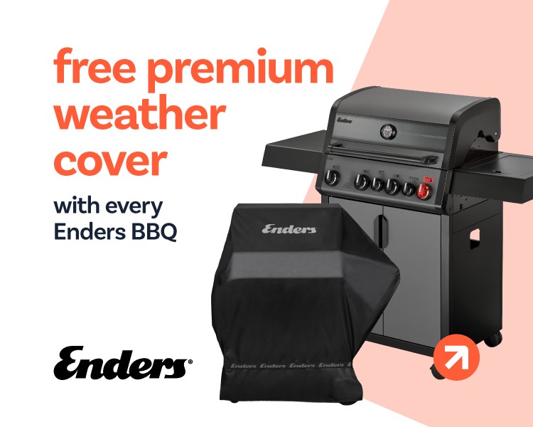 Free BBQ Cover with All Enders Gas BBQS.