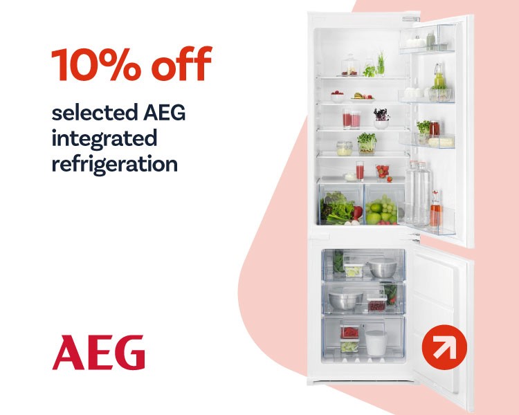 10% off selected AEG Refrigeration.
