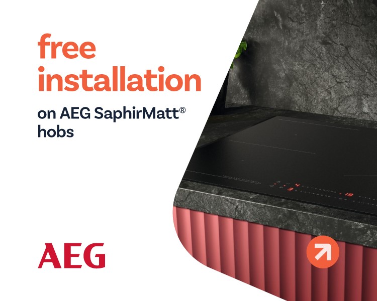 Free Installation on AEG Saphir Matt Hobs.