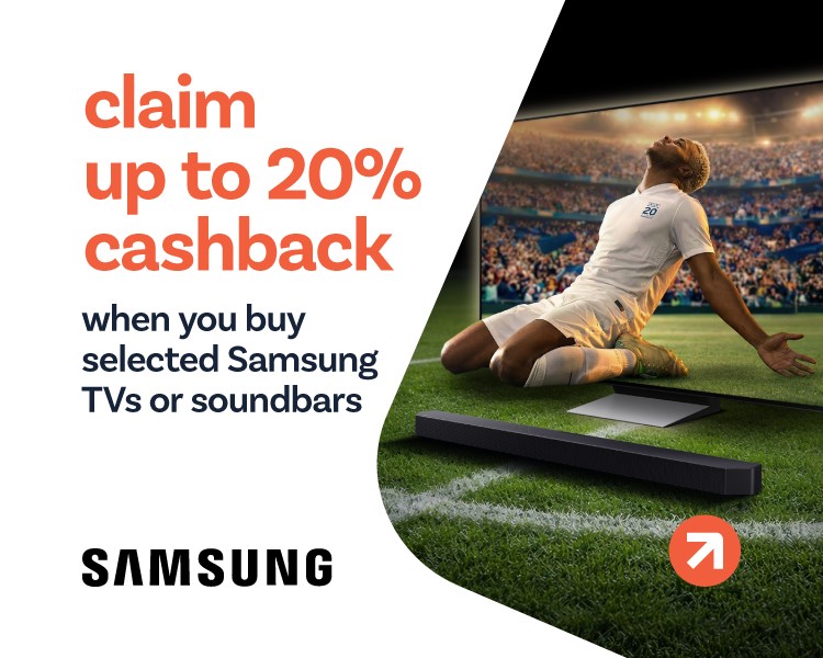 Up to 15% Off selected Samsung TVs.