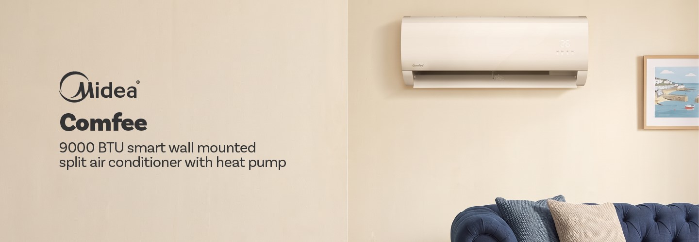Midea Comfee CF-CHR09 9,000 BTU Smart Wall Mounted Air Conditioner