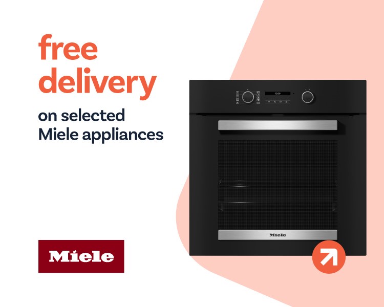 Free delivery on selected Miele appliances.