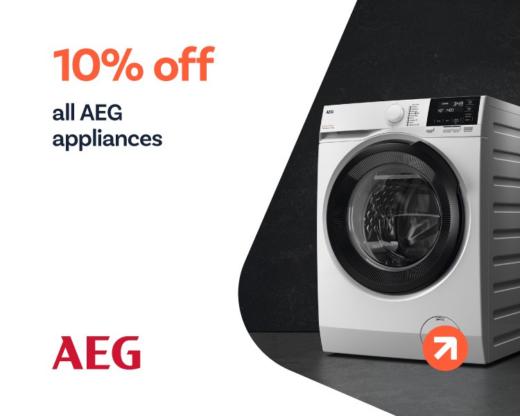 10% off all AEG appliances.