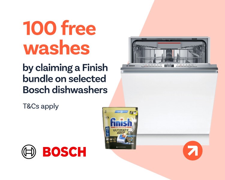 claim a Finish dishwasher bundle