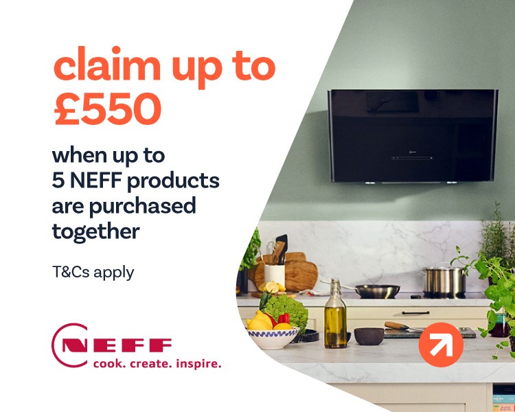 Claim up to £550 when up to 5 NEFF products are purchased together.