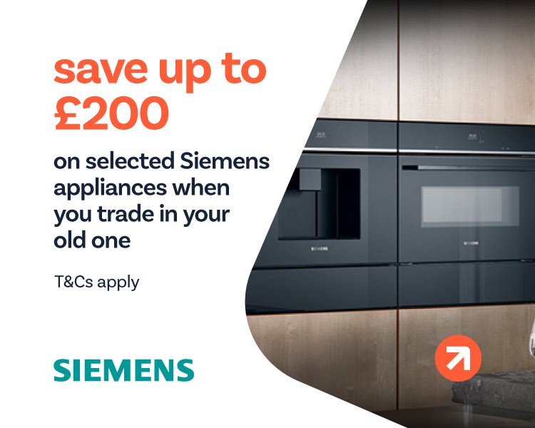 Save up to £200 on your new Siemens appliance when you trade in your old appliance.