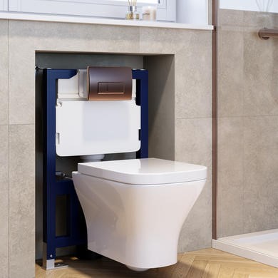 Wall Hung Rimless Toilet with Soft Close Seat