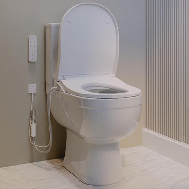 Addison Close Coupled Comfort Height Smart Bidet Japanese Toilet with Heated Seat -