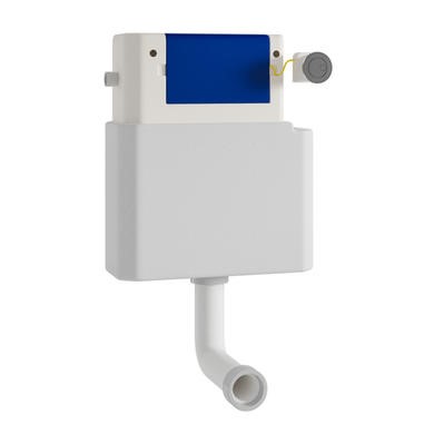 ONLY OPENED - Arissa Chrome Manual Push Button and Cistern