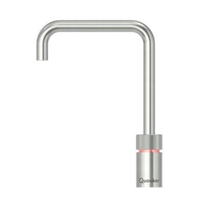 Quooker NSSSST Nordic Instant Boiling Water Tap Square Stainless Steel and Combi+ 7L