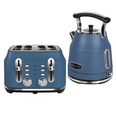 Electric Kettle Kettle And Toaster Set Navy Blue Midnight Blue