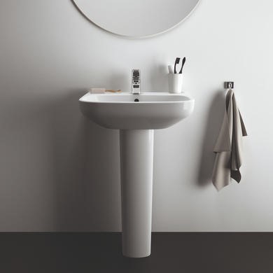 Ideal Standard i.Life A 1 Tap Hole Full Pedestal Basin 600mm