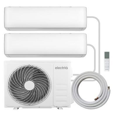 electriQ iQool Multi-Split 2 x 12000 BTU Split Air Conditioner with Heat Pump and Full