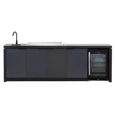 BeefEater ProLine Signature Roaster - Cabinex Outdoor Kitchen - 6 Burner BBQ Grill - With