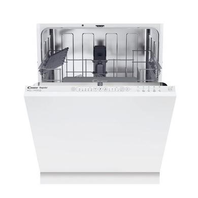 Refurbished Candy Rapido Integrated Dishwasher - Smart Wi-Fi C-Rated White control panel