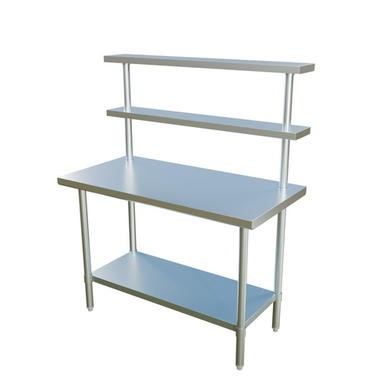 Culinox Stainless Steel Prep Station with Over Shelves - 1500mm Wide
