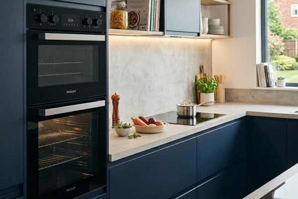 Hotpoint DIH10DB Built-In Electric Double Oven - Black