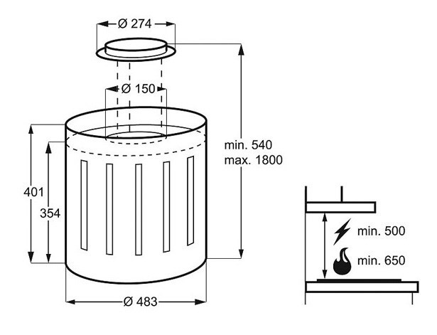 EFA50700K cooker hood