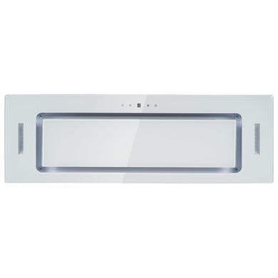 Refurbished electriQ 90cm Glass Canopy Cooker Hood - White