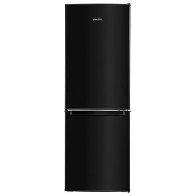 Refurbished electriQ 168 Litre 70/30 Freestanding Fridge Freezer - Black