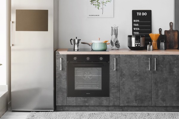 electriQ Plug-In Fan Assisted Single Oven &ndash; Black