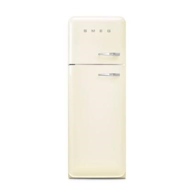 Refurbished Smeg 294 Litre Fifties Style Left Hand Hinge 70/30 Fridge Freezer - Cream