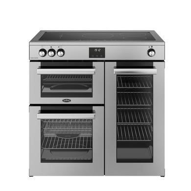 Refurbished Cookcentre 90cm Electric Induction Range Cooker Stainless Steel