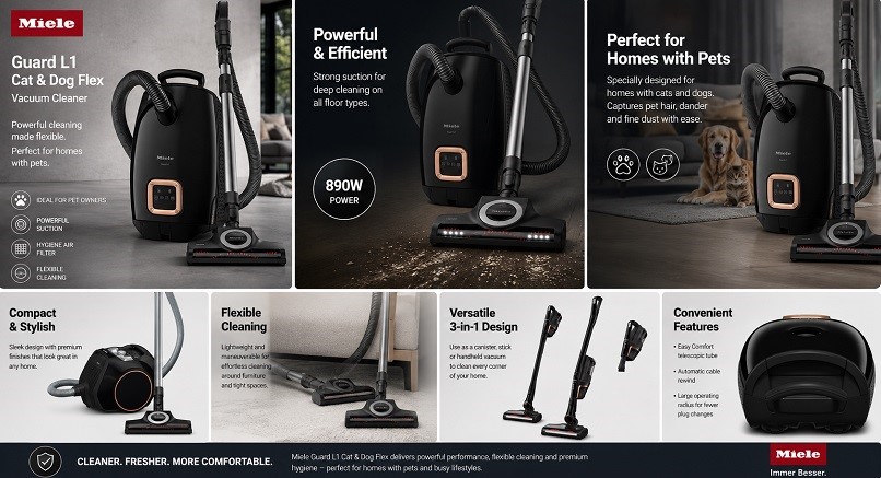Miele cylinder vacuum cleaner