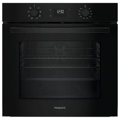 GRADE A2 - Hotpoint Class 2 HO455CBUK Electric Fan Assisted Single Oven - Black