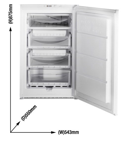 integrated freezer